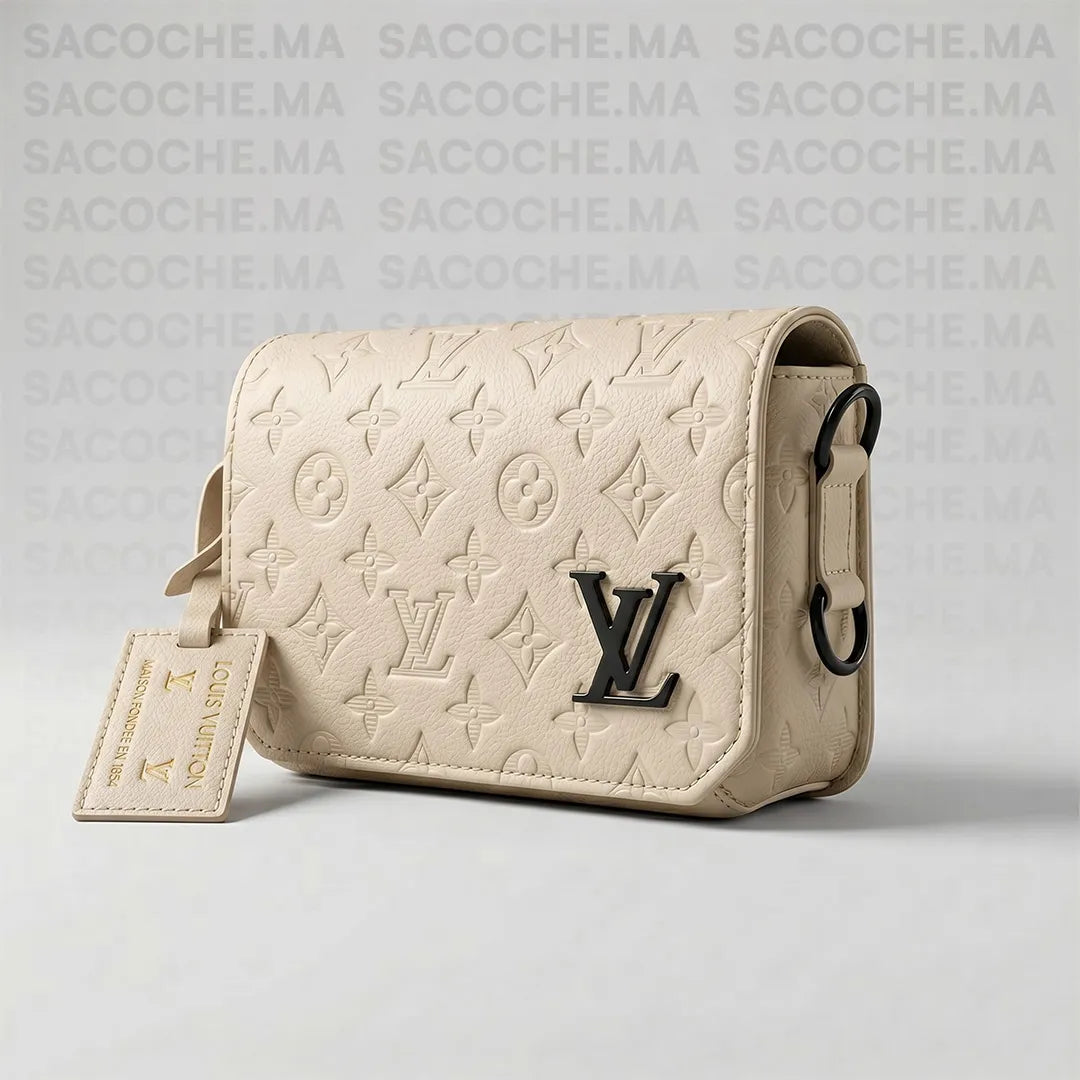 Sacoche LV monogram Beige : Main & Bandoulière