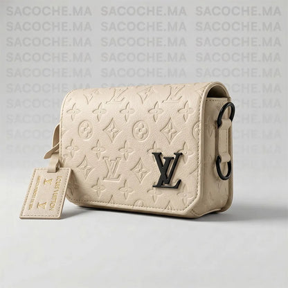 Sacoche LV monogram Beige : Main & Bandoulière