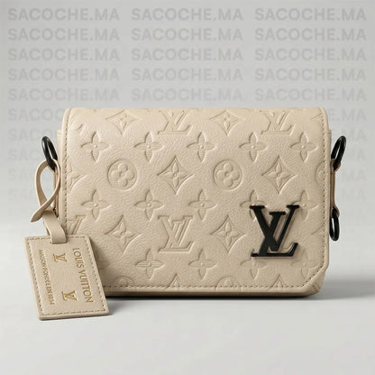 Sacoche LV monogram Beige : Main & Bandoulière
