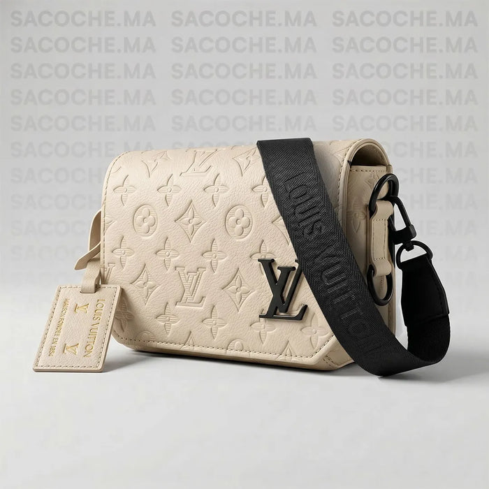 Sacoche LV monogram Beige : Main & Bandoulière