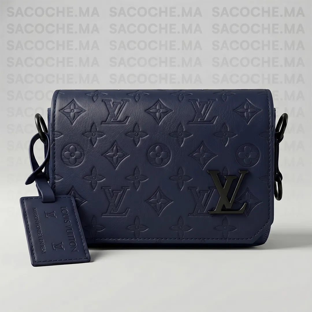 Sacoche LV monogram bleu marine : Main & Bandoulière
