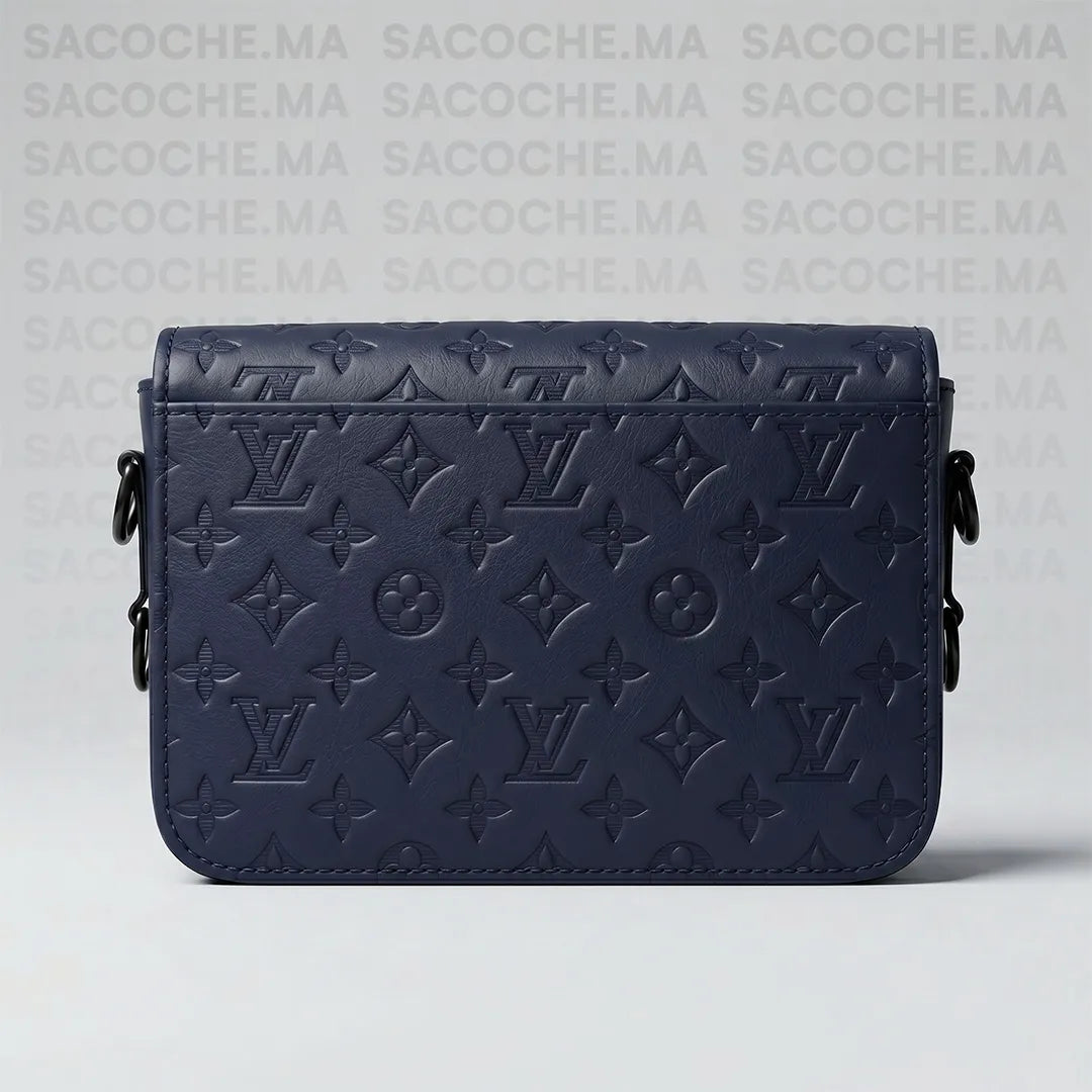 Sacoche LV monogram bleu marine : Main & Bandoulière