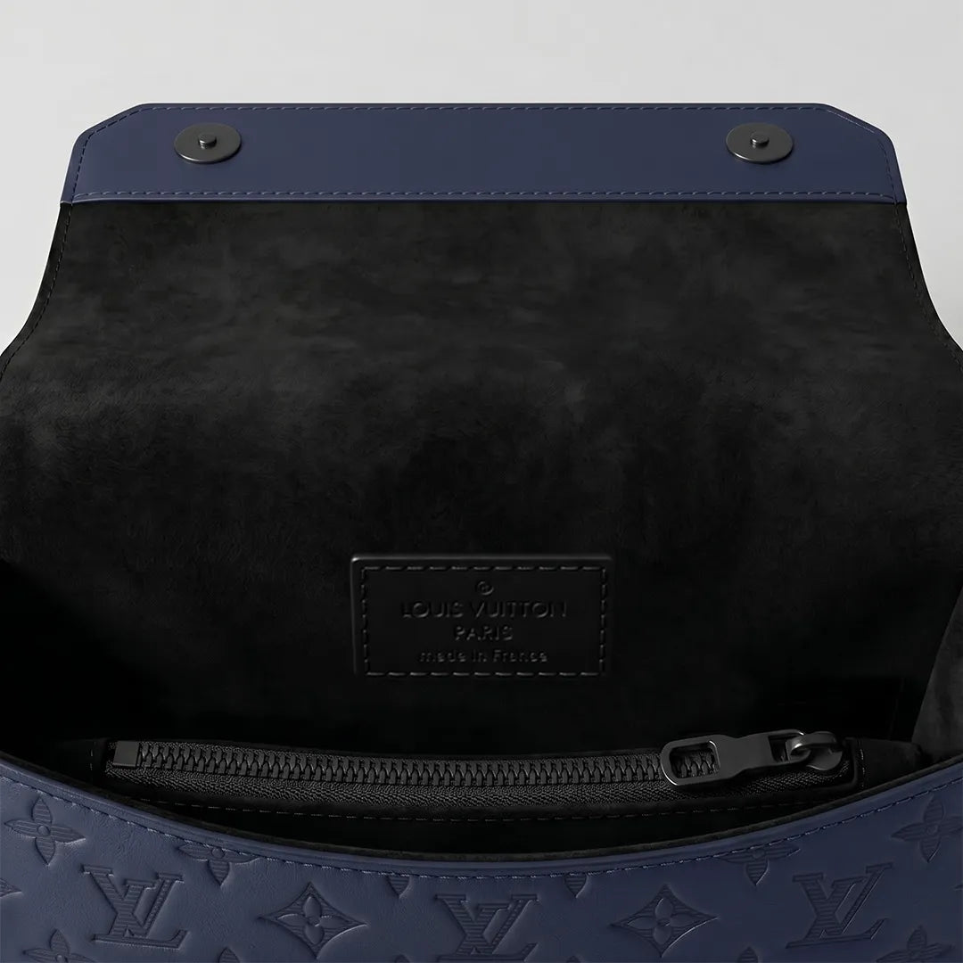 Sacoche LV monogram bleu marine : Main & Bandoulière