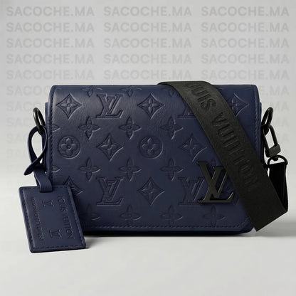 Sacoche LV monogram bleu marine : Main & Bandoulière