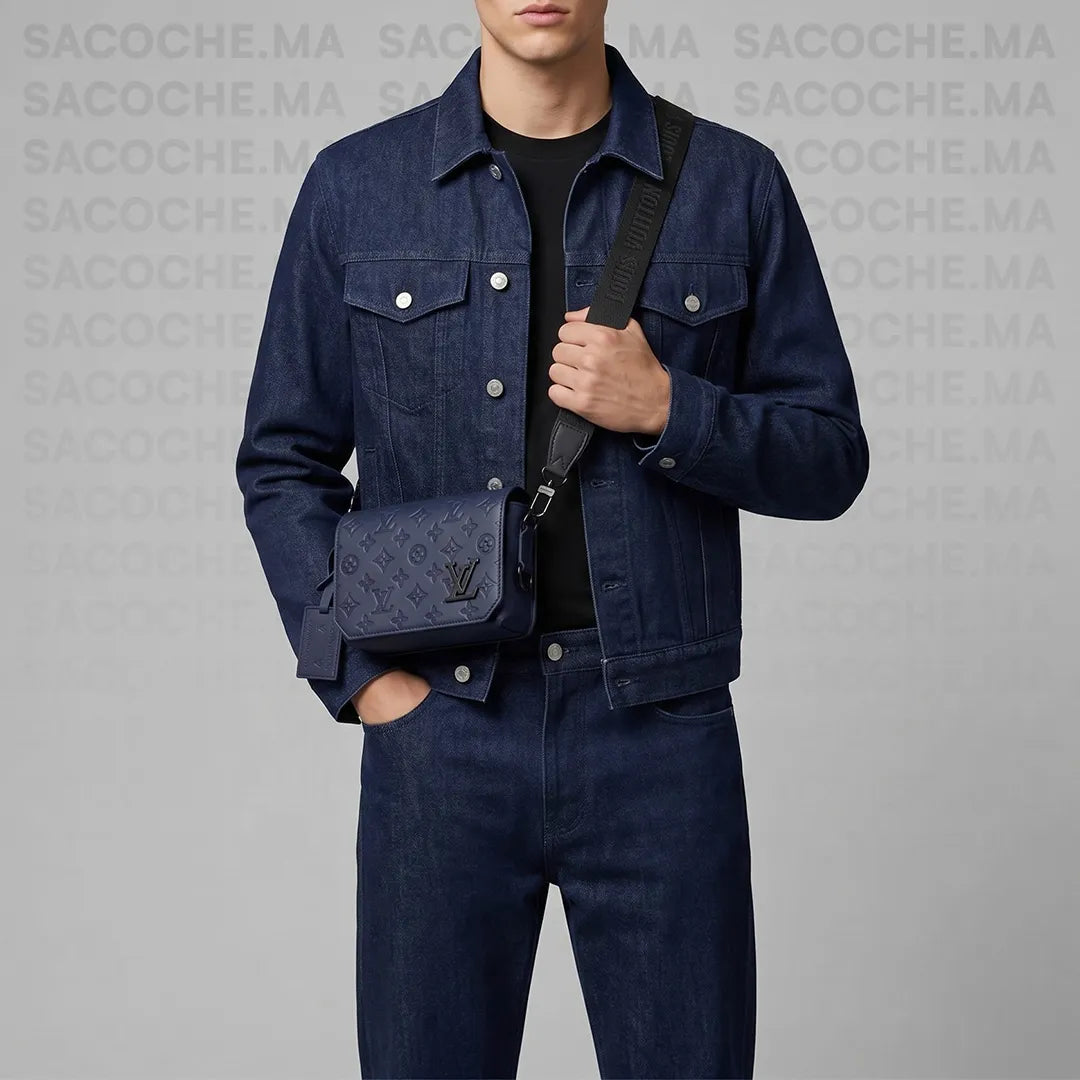 Détails et finitions d’un sac Sacoche