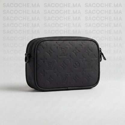 Pochette bandoulière LV monogram noir