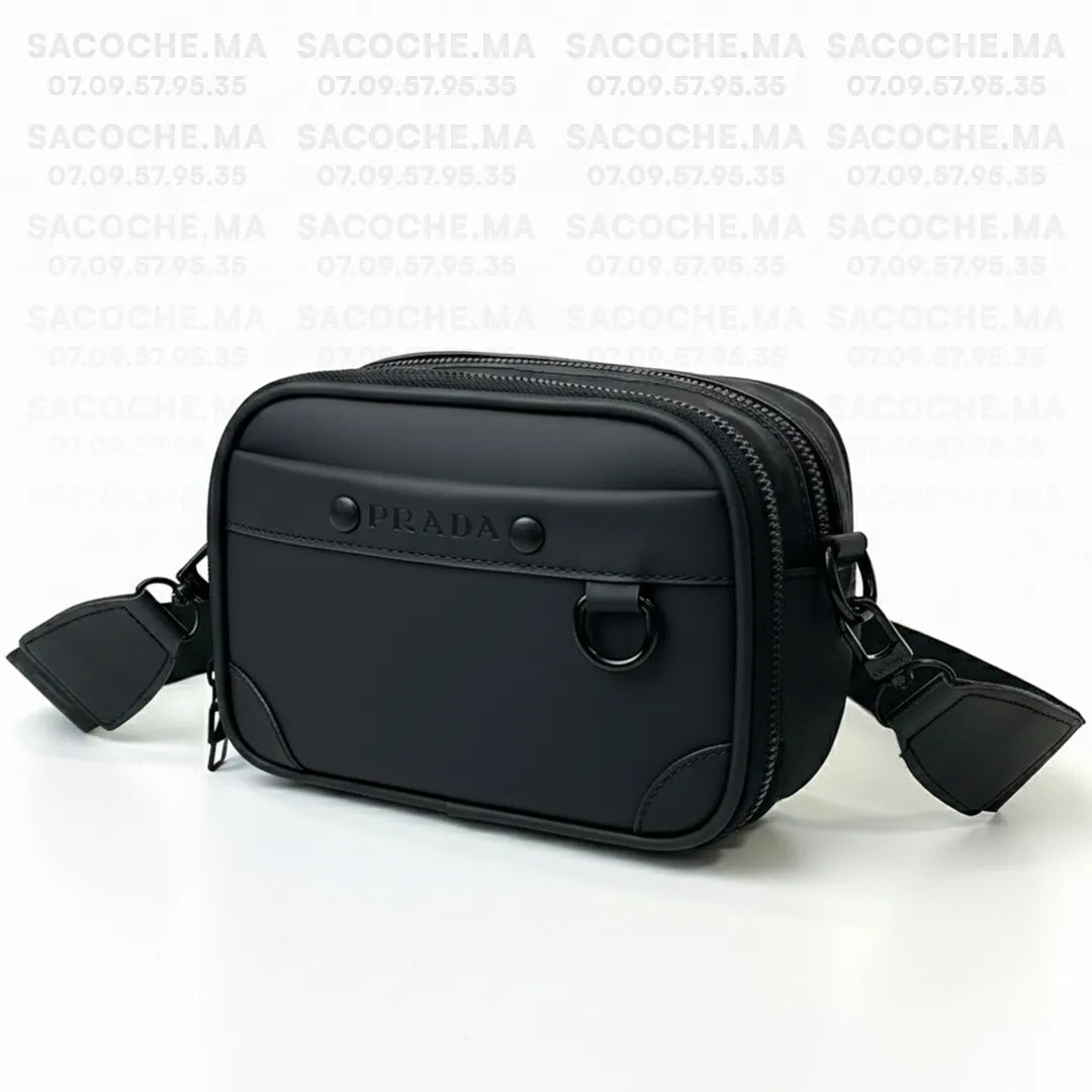 Prada Pochette Bandoulière Simple Noir