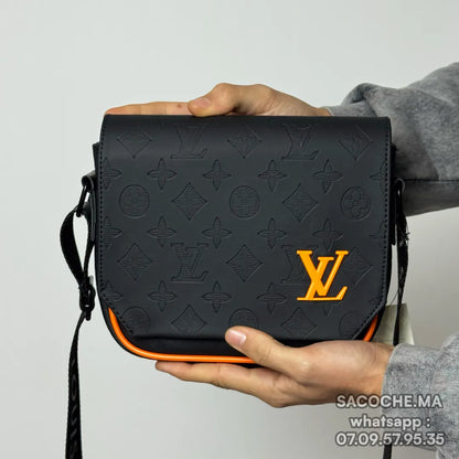 LV Monogram Noir*Orange  – 20x17CM