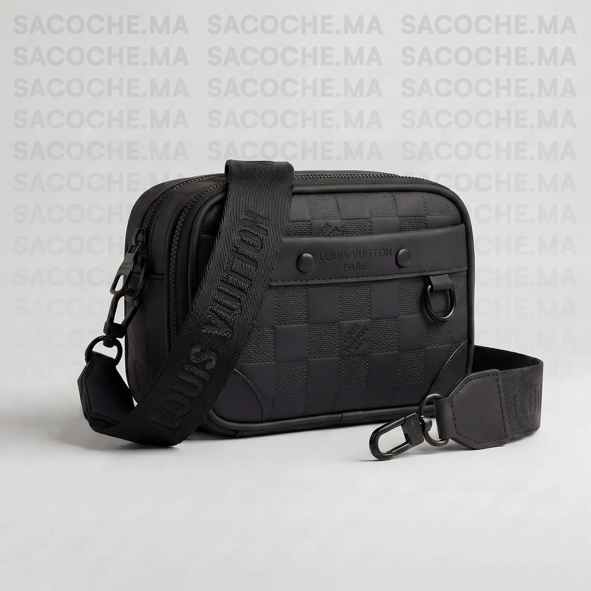 Pochette bandoulière LV Damier noir