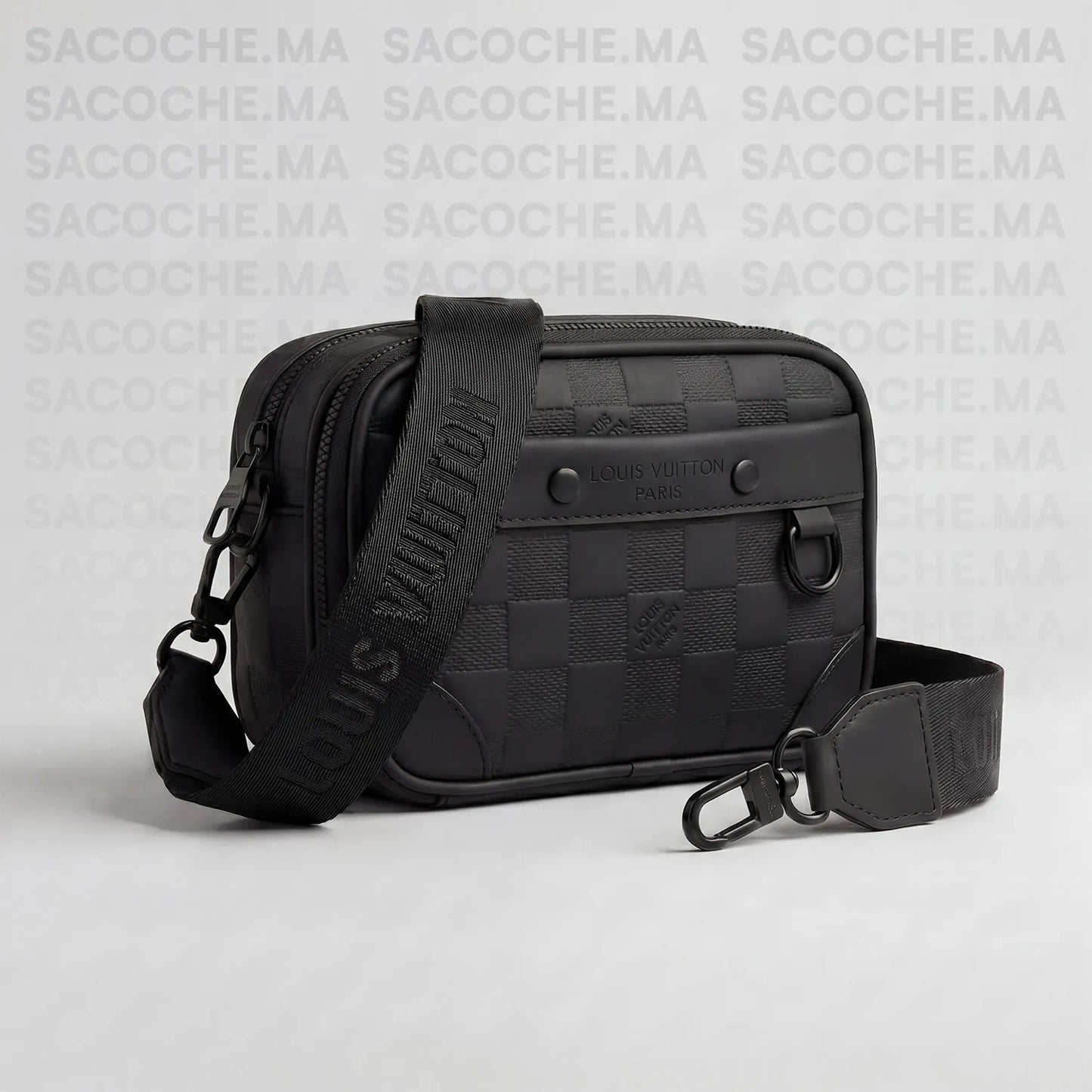 Pochette bandoulière LV Damier noir