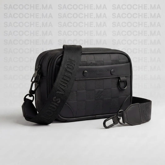 Pochette bandoulière LV Damier noir
