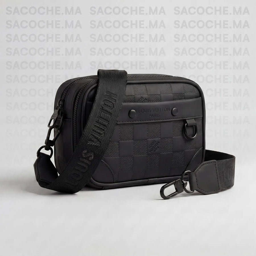 Pochette bandoulière LV Damier noir