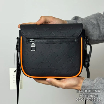 LV Monogram Noir*Orange  – 20x17CM