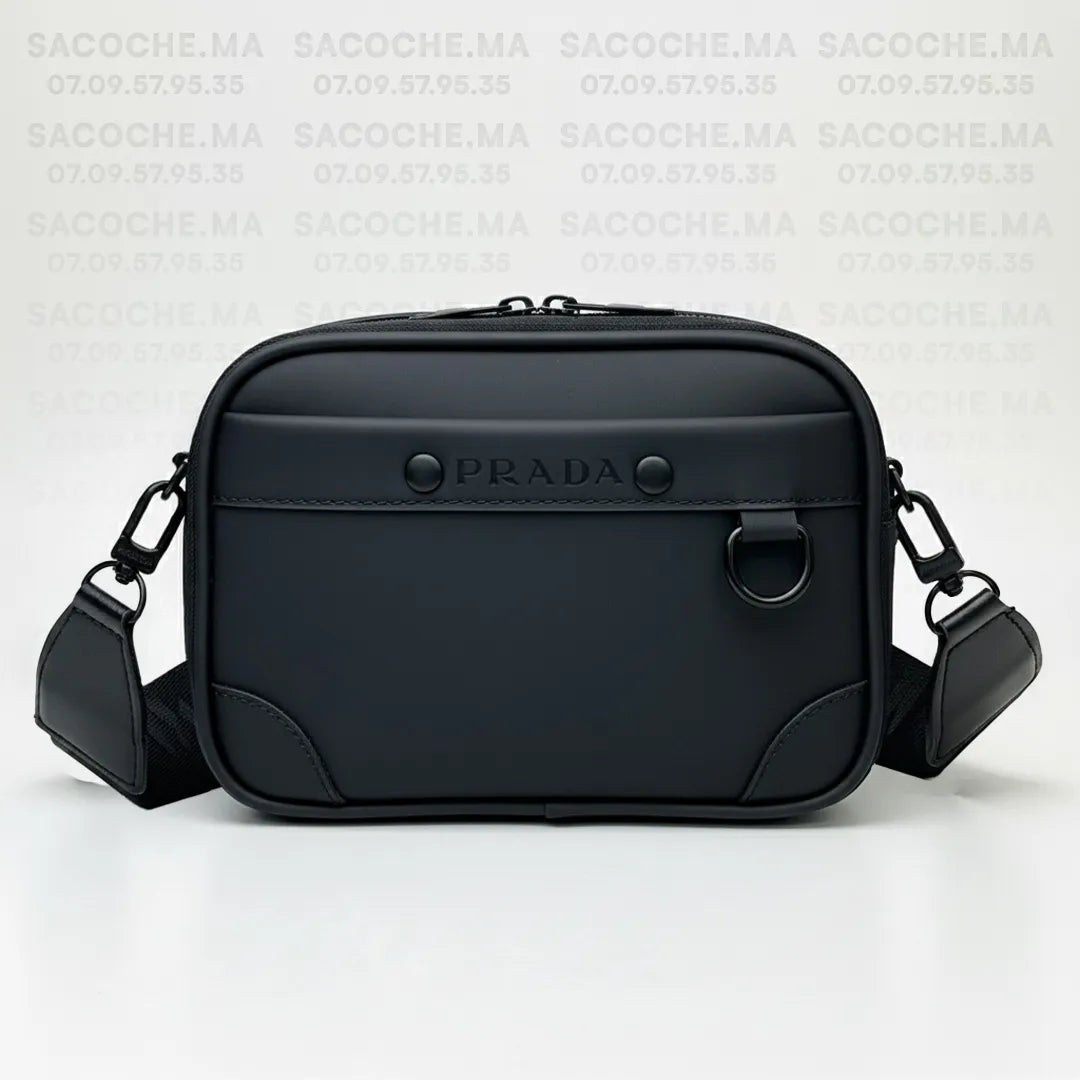 Prada Pochette Bandoulière Simple Noir