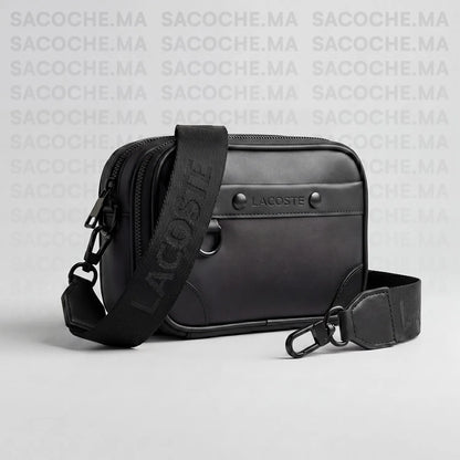 Pochette bandoulière LAC.O.STE Simple noir