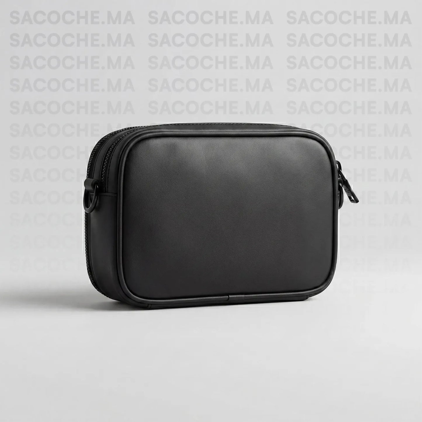 Pochette bandoulière LAC.O.STE Simple noir