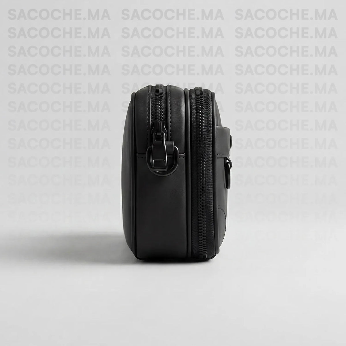 Pochette bandoulière LAC.O.STE Simple noir