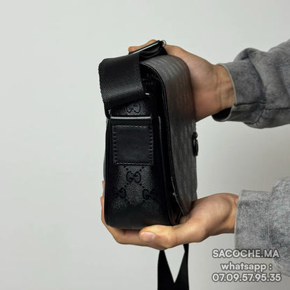 GG Monogram Noir Brillant  – 20x17CM