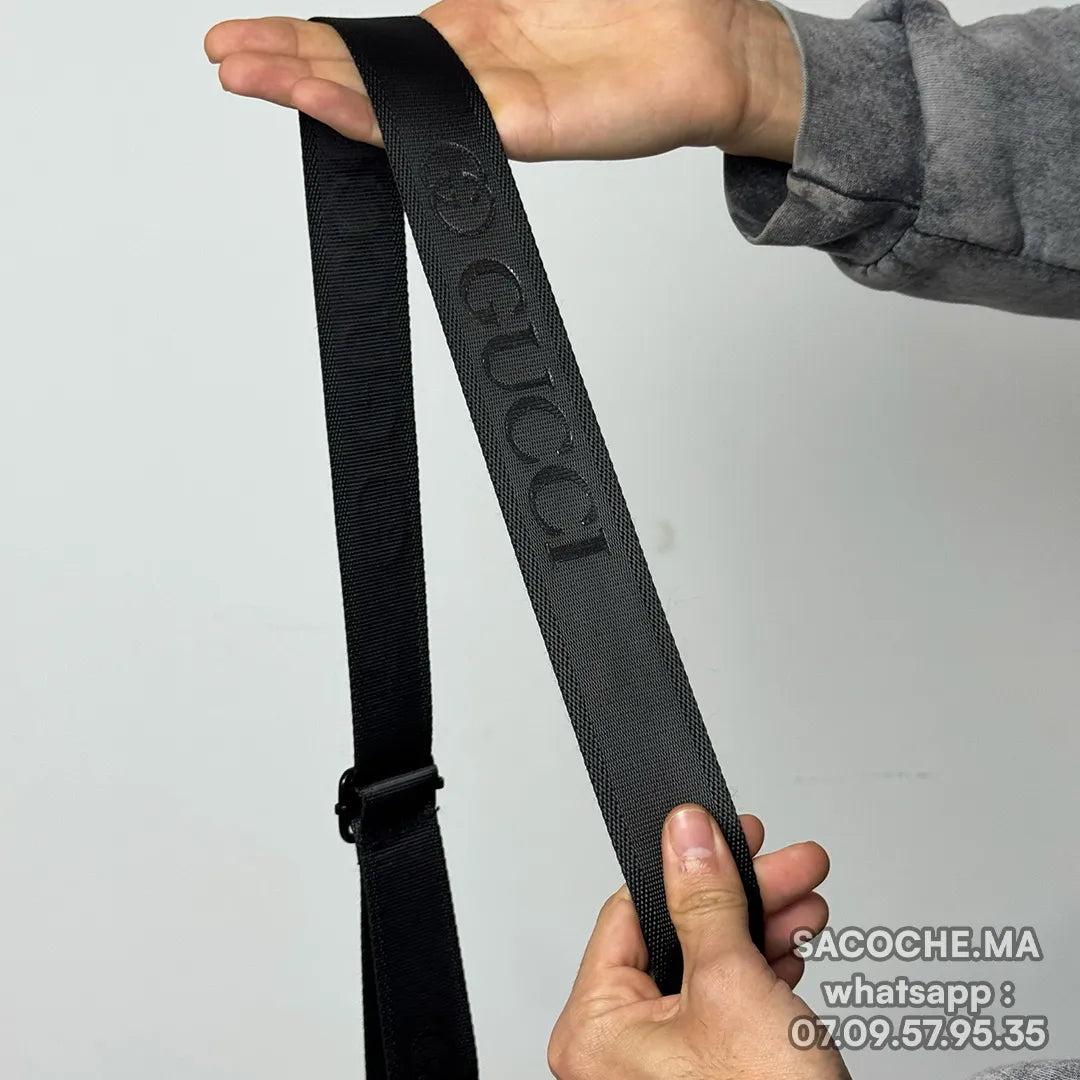 GG Monogram Noir Brillant  – 20x17CM