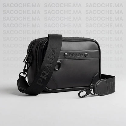Pochette bandoulière PR.A.DA Simple noir