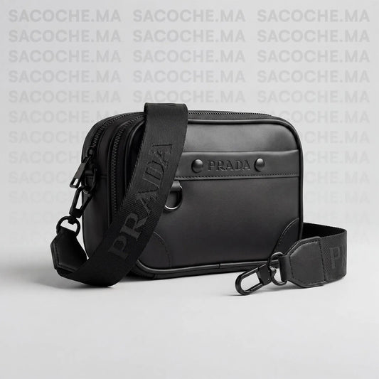 Pochette bandoulière PR.A.DA Simple noir
