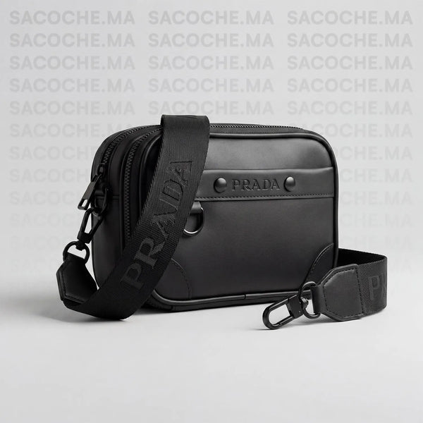 Pochette bandoulière PR.A.DA Simple noir
