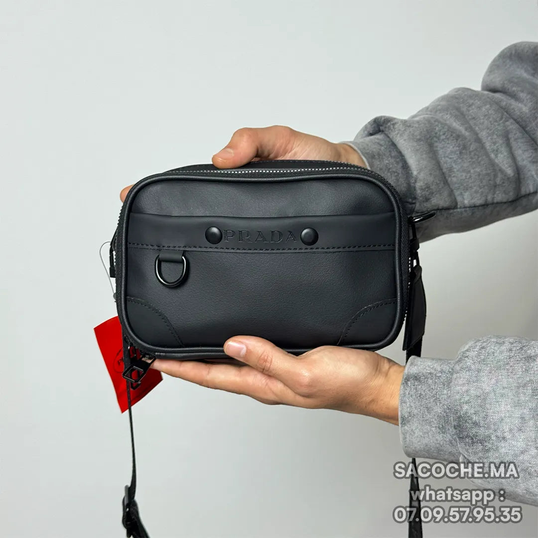 P r a d a Pochette Bandoulière Simple Noir