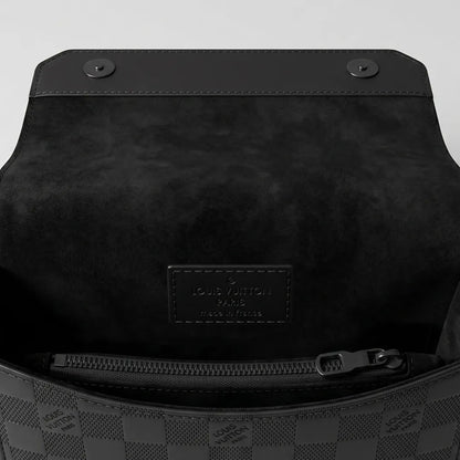 Sacoche LV damier noir : Main & Bandoulière