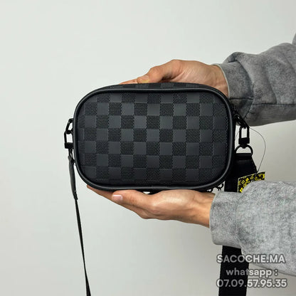 LV Pochette Bandoulière Damier Noir