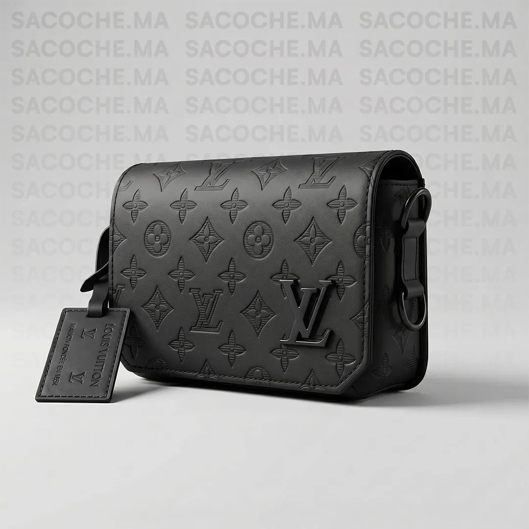 Sacoche LV monogram noir : Main & Bandoulière