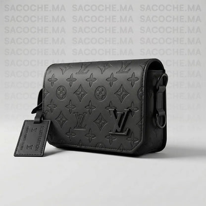 Sacoche LV monogram noir : Main & Bandoulière