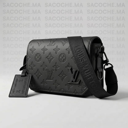 Sacoche LV monogram noir : Main & Bandoulière