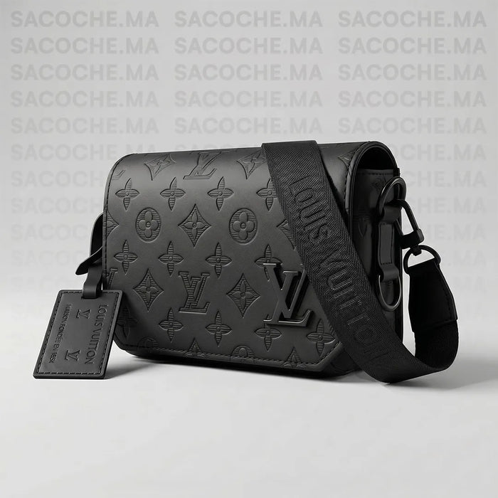 Sacoche LV monogram noir : Main & Bandoulière