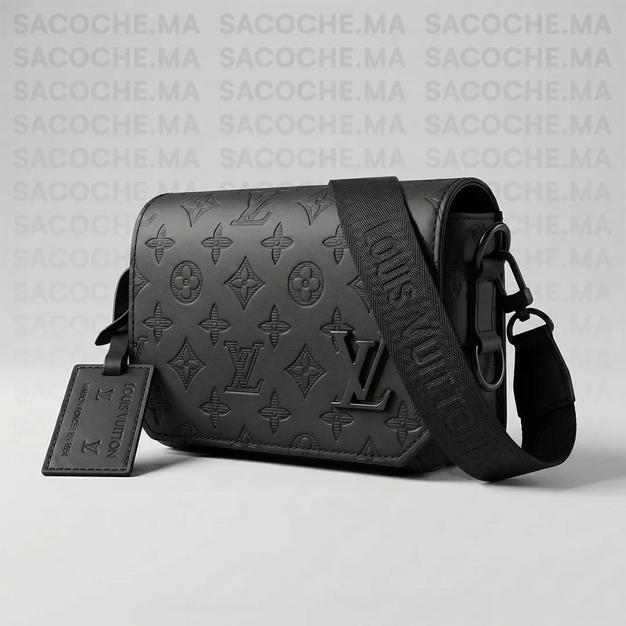 Sacoche LV monogram noir : Main & Bandoulière