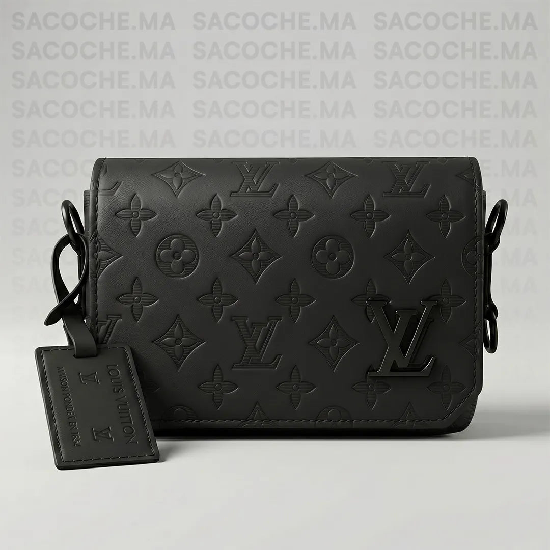 Sacoche LV monogram noir : Main & Bandoulière