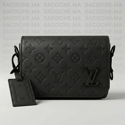 Sacoche LV monogram noir : Main & Bandoulière
