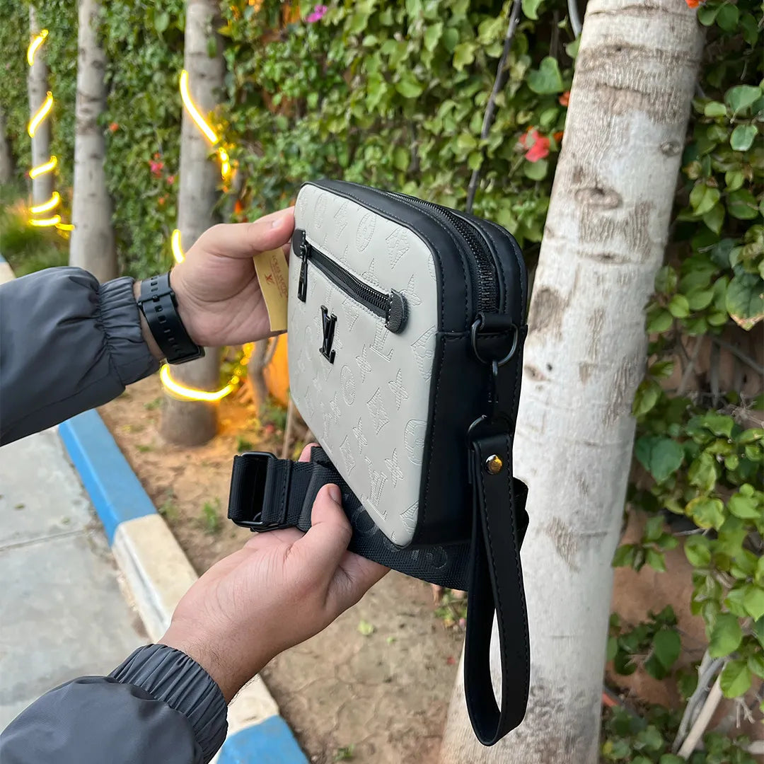 LV Sacoche Bandoulière Premium - Beige