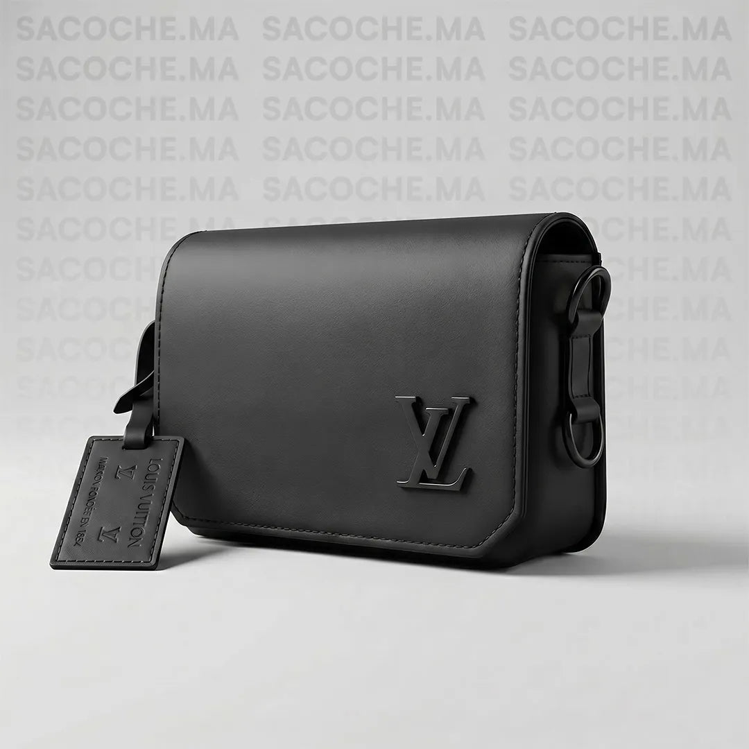Sacoche LV simple noir : Main & Bandoulière