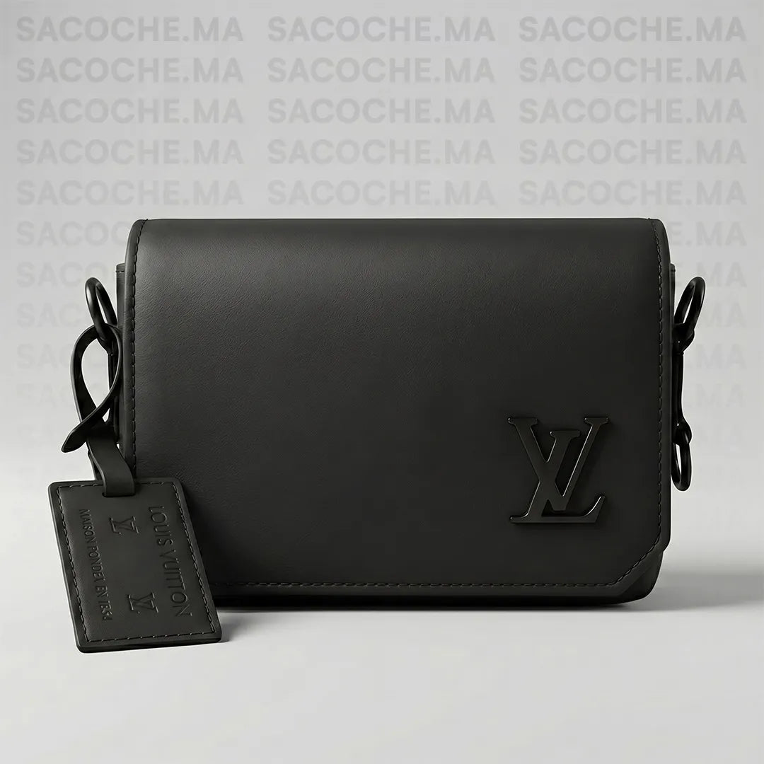 Sacoche LV simple noir : Main & Bandoulière