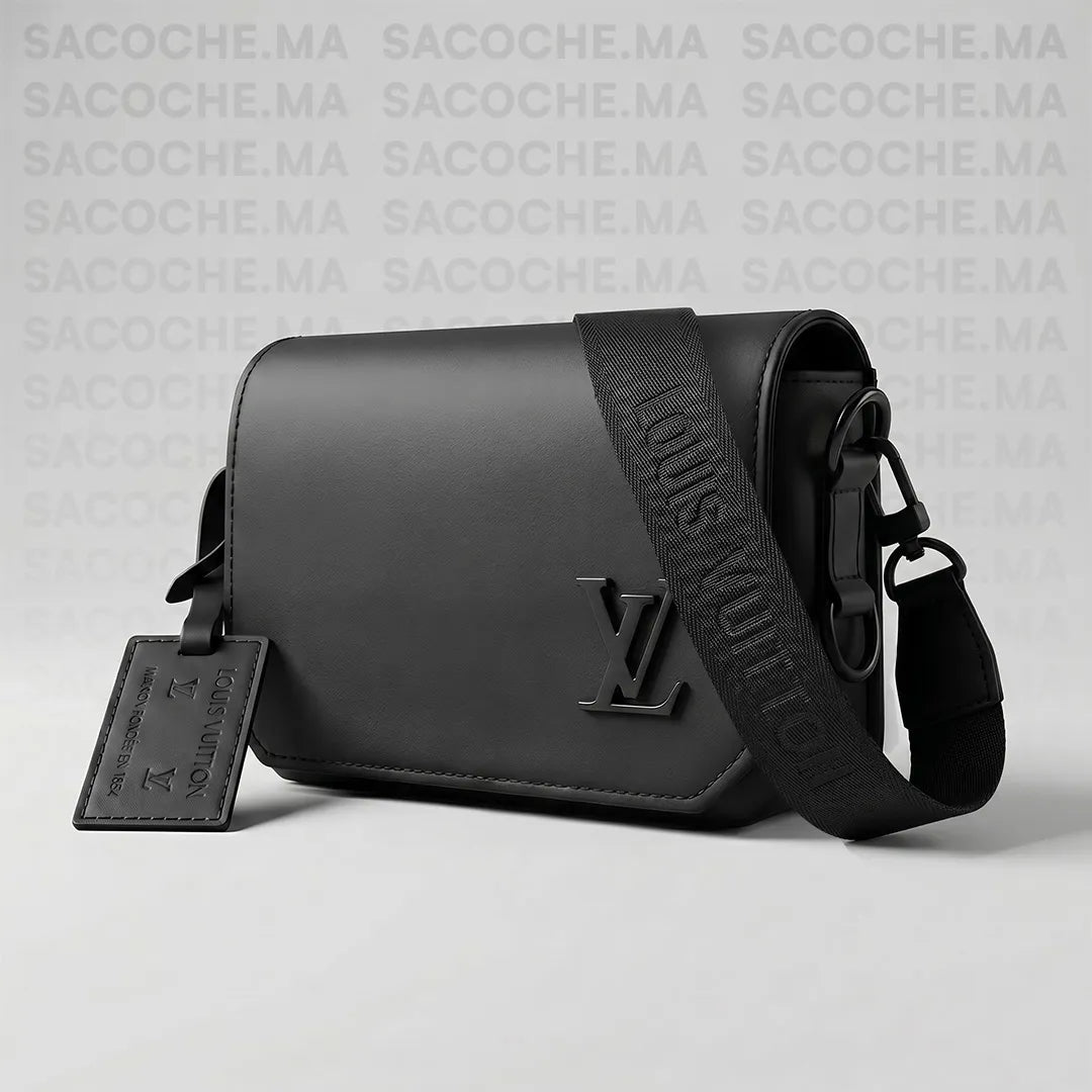 Sacoche LV simple noir : Main & Bandoulière