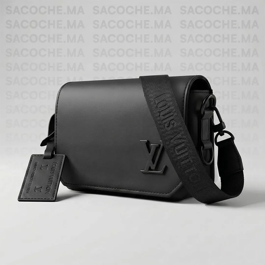 Sacoche LV simple noir : Main & Bandoulière