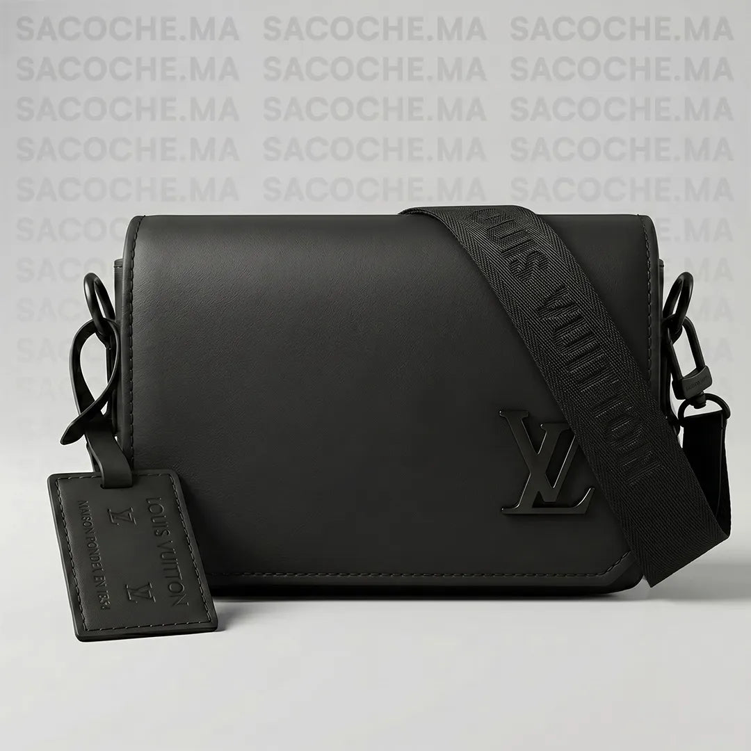 Sacoche LV simple noir : Main & Bandoulière