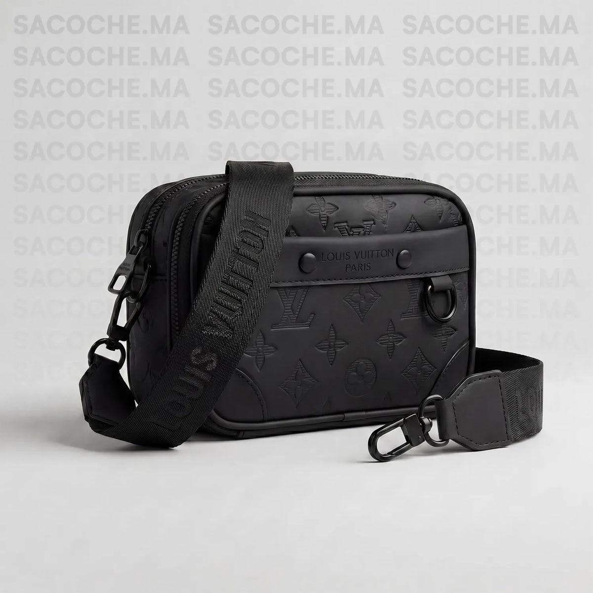 Pochette bandoulière LV monogram noir