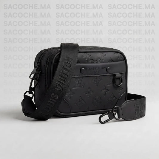 Pochette bandoulière LV monogram noir