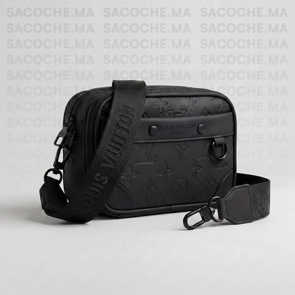 Pochette bandoulière LV monogram noir