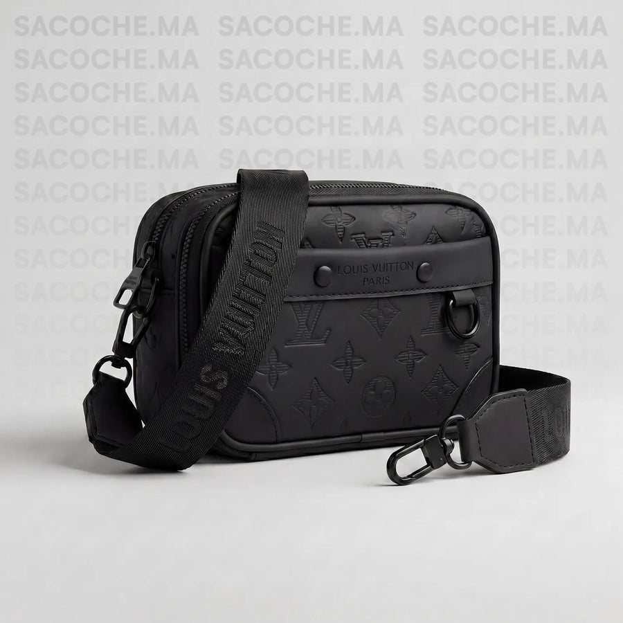 Pochette bandoulière LV monogram noir