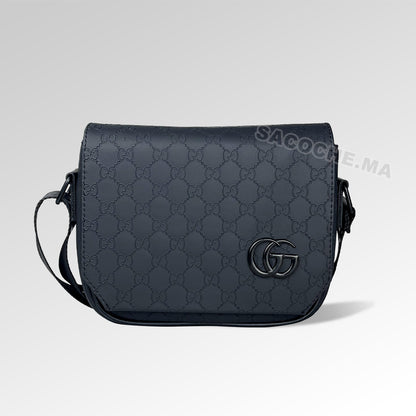 GG Sac bandoulière Monogram Noir – 20x17CM
