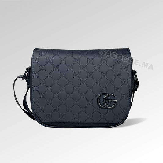 GG Sac bandoulière Monogram Noir – 20x17CM