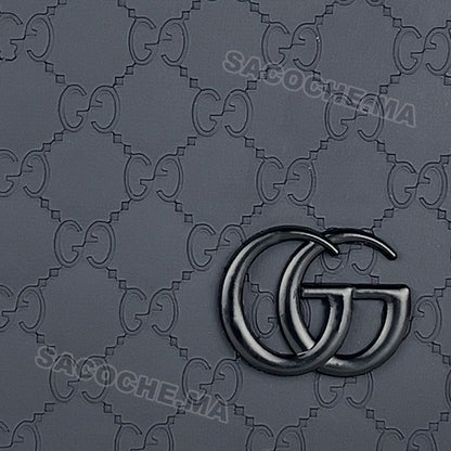 GG Sac bandoulière Monogram Noir – 20x17CM