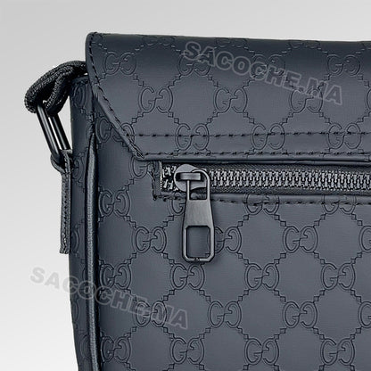 GG Sac bandoulière Monogram Noir – 20x17CM